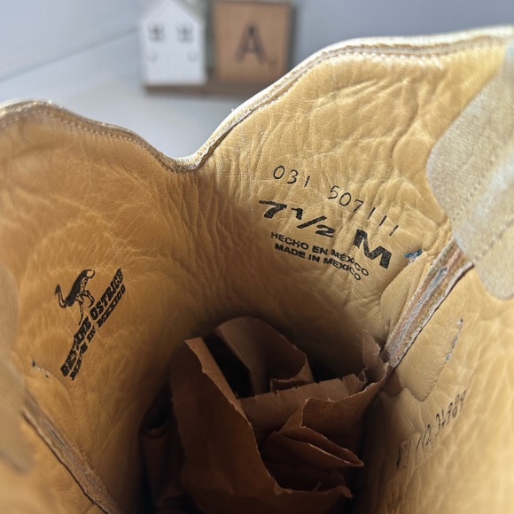 Corral Ostrich Cowboy Boots Women’s 7.5M Blue Exotic Leather Western Handmade - Picture 8 of 8